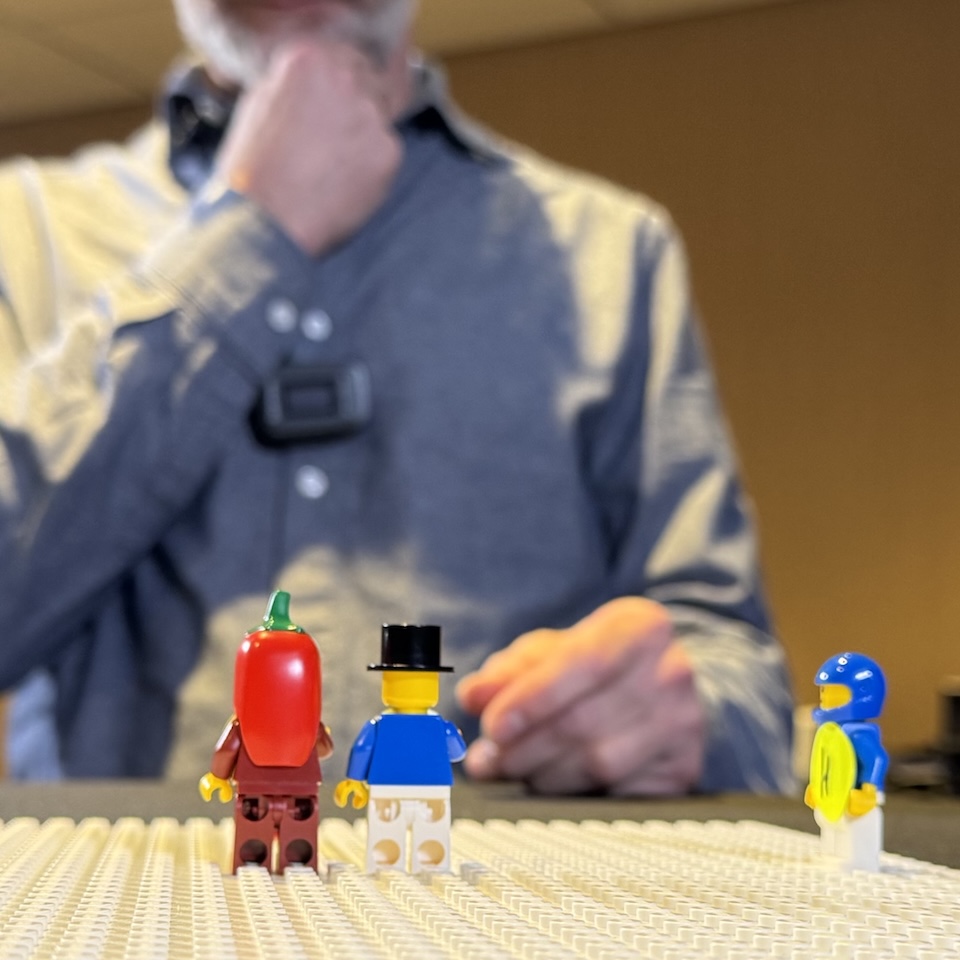 Merkopstelling Martijn van de Polder tafelomerkpstelling LEGO&reg;