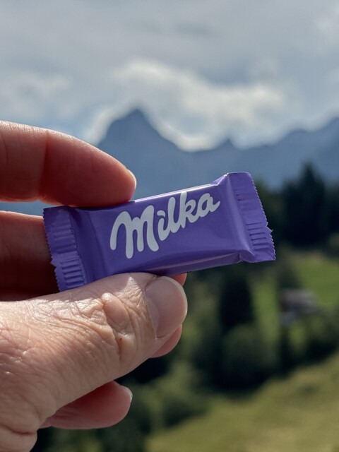 Milka mini, zonder paarse koe