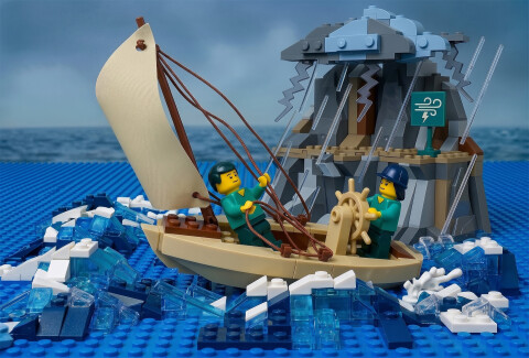 Storm op zee LEGO&reg;